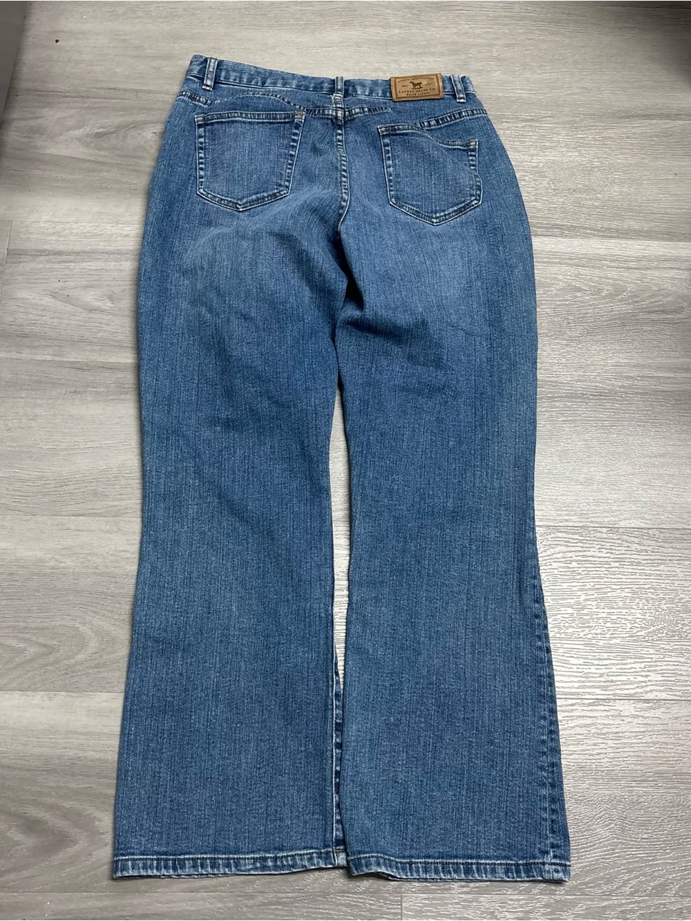 Lauren Ralph Lauren Embellished Y2K Western Boho Statement Vintage Blue Jeans 8P - Picture 4 of 8